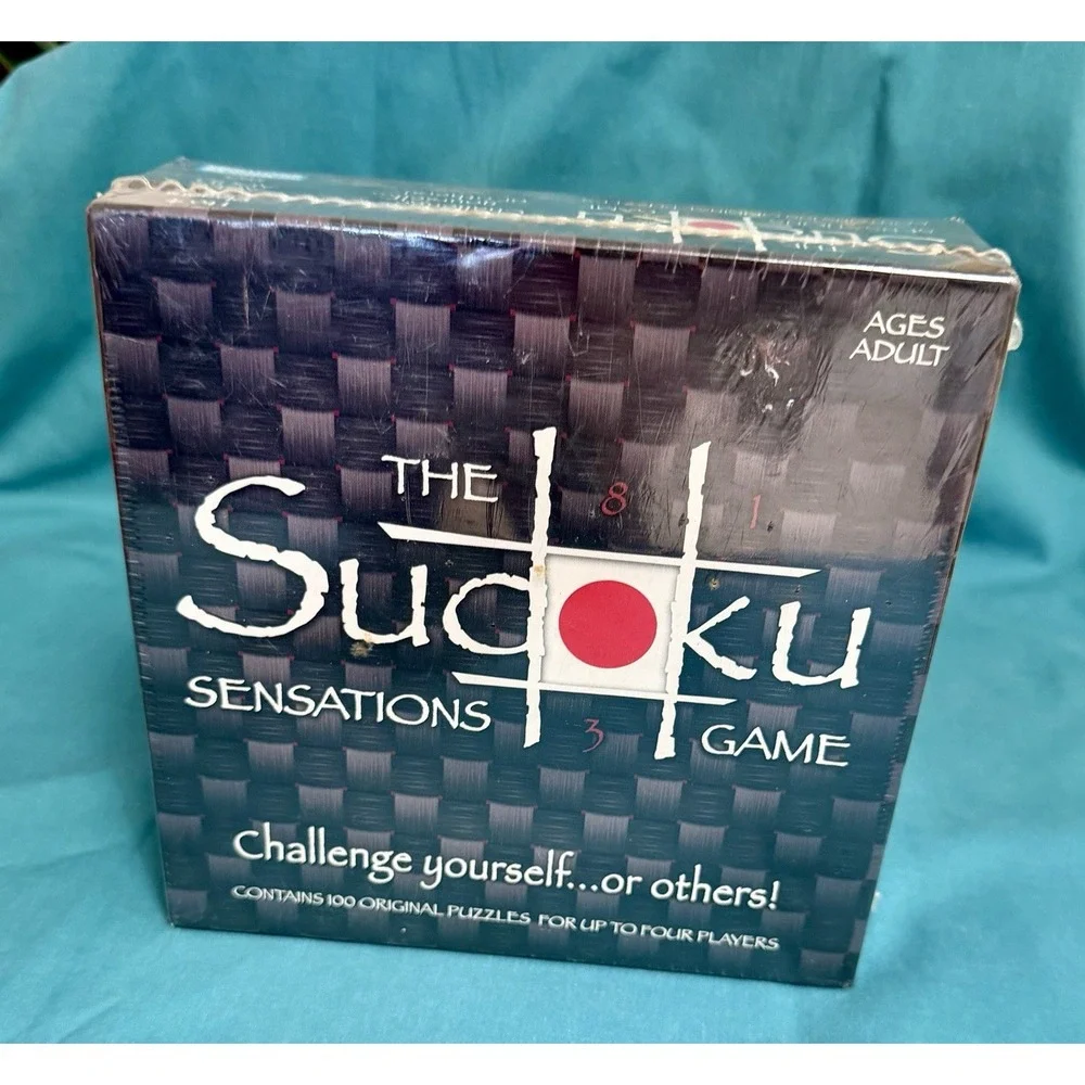Sudoku Sensations‎ Game Parker Bros 2005 New In Wrap 100 Puzzles